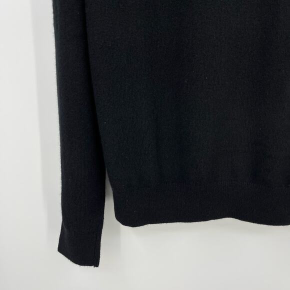 ÉTERNE | NWT Clive Relaxed Cashmere V-Neck Sweater in Black XS/S - Picture 9 of 12